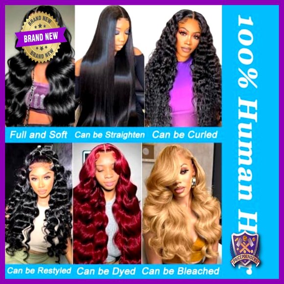 3 Bundles 100% Brazilian Virgin Human Hair Extensions Body Wave Weave main image 6